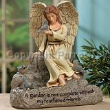 angel bird statue